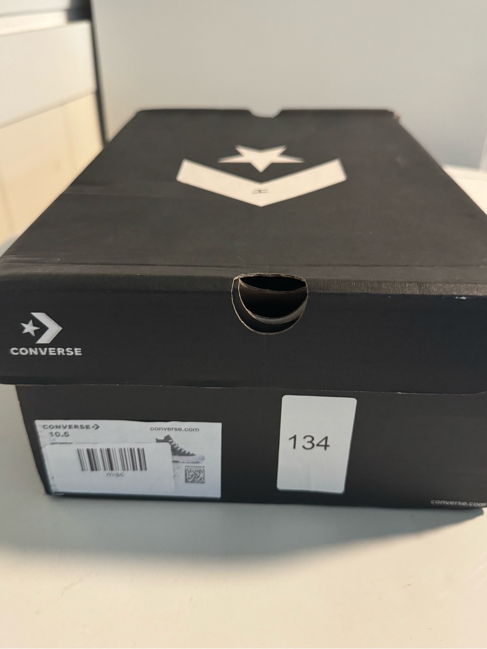 Converse Black & White Platform Chuck Taylor Sneakers - Picture 12 of 12